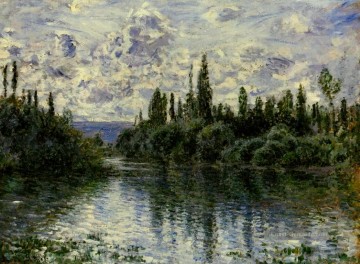  landschaft - Arm der Seine bei Vetheuil Claude Monet Landschaft